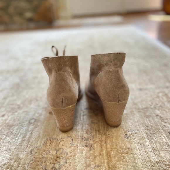 J Crew Suede Wedge Booties, size 9 - Picture 9 of 10